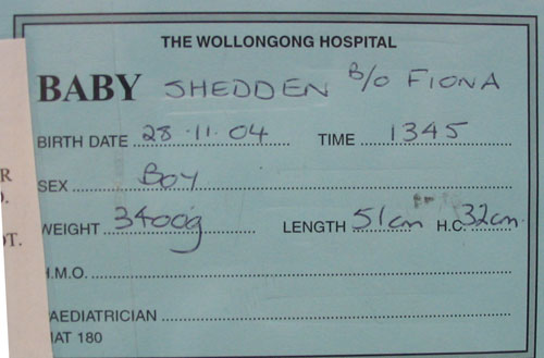 Birth Details