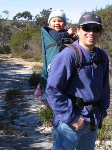 Walk at Barren Grounds (8 months old)