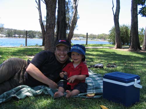 Burril Lake lunch (12.5 months)