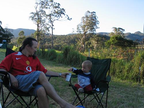 Camping at Bendeela (18 months)