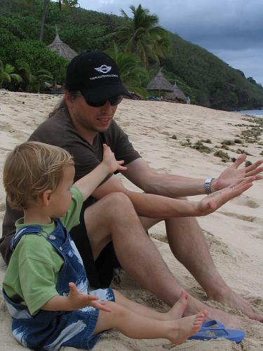 On the Beach in Fiji (Waya Island-Yasawas) (22 Months)