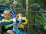 Escaping the heat at Minnamurra Rainforest (13 months)